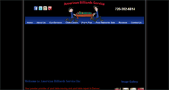 Desktop Screenshot of americanbilliardsservice.com