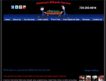 Tablet Screenshot of americanbilliardsservice.com